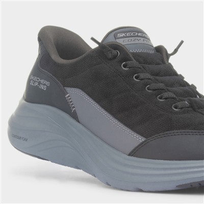 Slip Ins Contour Mens Black Trainer