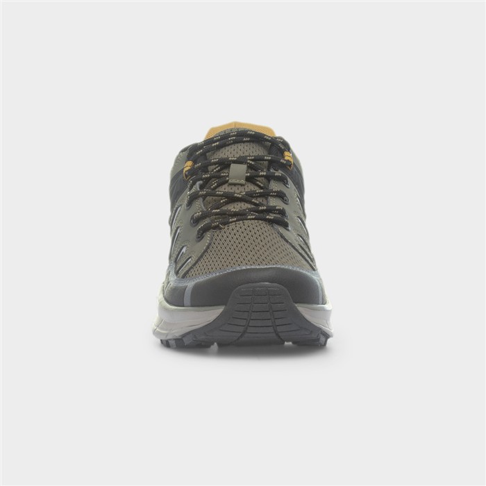 Whiteside Mens Khaki Lace Up Trainer