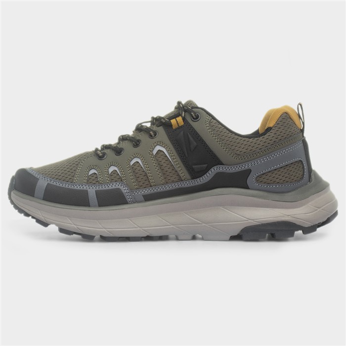Whiteside Mens Khaki Lace Up Trainer