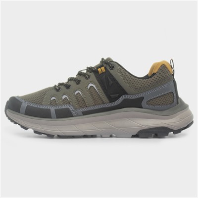 Whiteside Mens Khaki Lace Up Trainer