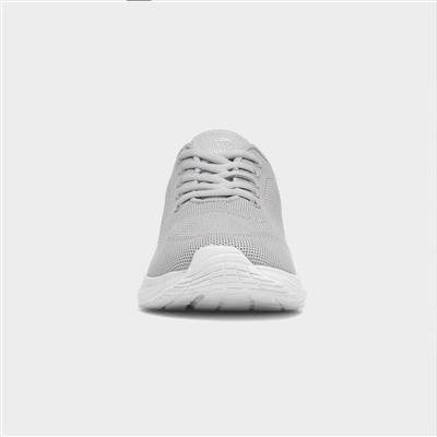 Galactic Womens Grey Lace Up Trainer