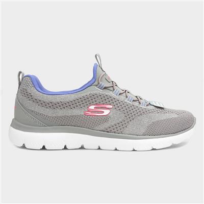 Summits Womens Grey Memory Foam Trainer