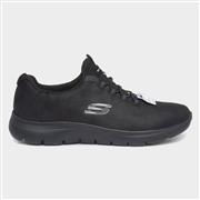 Skechers Summits Oh So Smooth Womens Black Trainer (Click For Details)