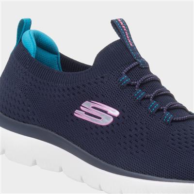 Summits Top Player Womens Navy Trainer