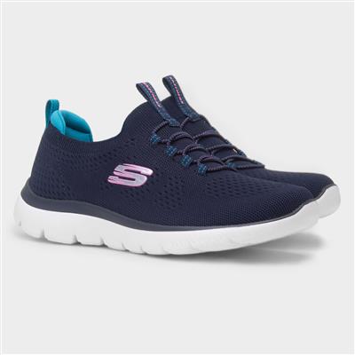 Summits Top Player Womens Navy Trainer