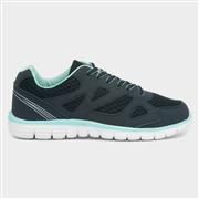Womens Blue and Mint Lace Up Trainer (Click For Details)