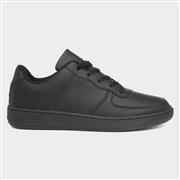 Womens Black Lace Up Trainer (Click For Details)