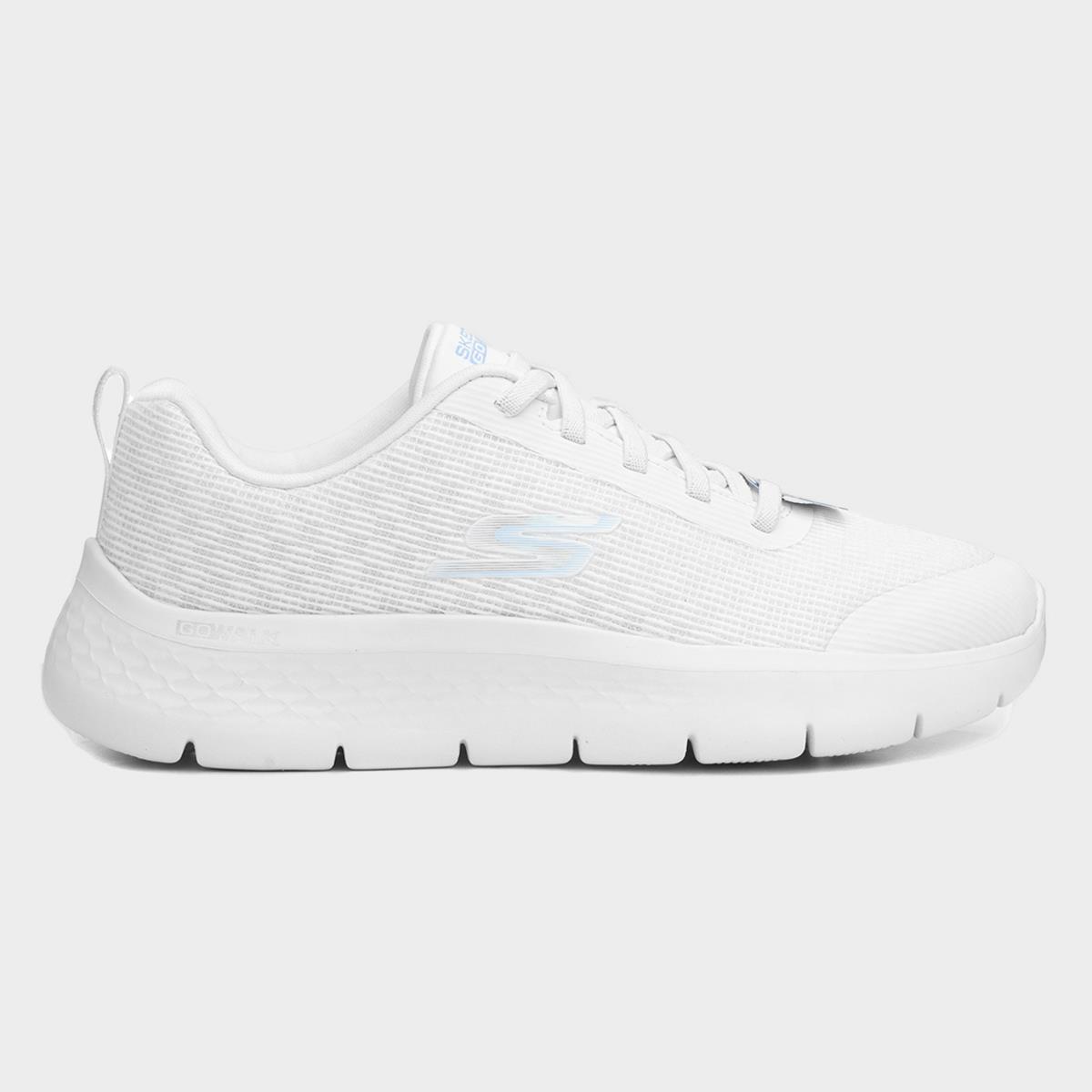Go Walk Flex Viva Womens White Trainer