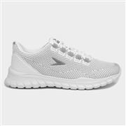 Osaga Cosmic Womens White & Grey Lace Up Trainer (Click For Details)