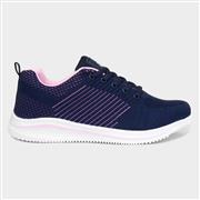 Osaga Mars Womens Navy Lace Up Trainer (Click For Details)