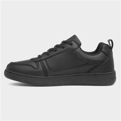 Elbe Womens Black Lace Up Trainer