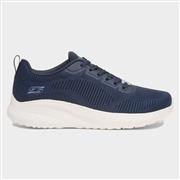 Skechers Bobs Squad Face Off Womens Navy Trainer (Click For Details)