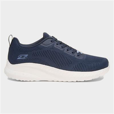Bobs Squad Face Off Womens Navy Trainer