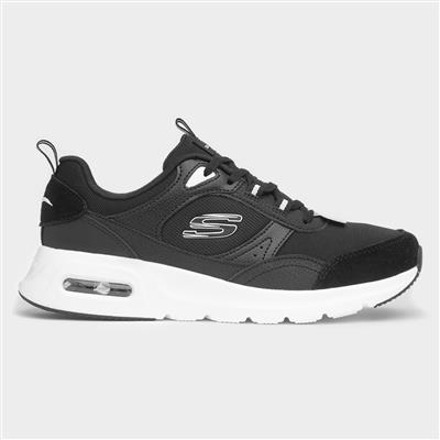 Skech-Air Court Womens Black Trainer