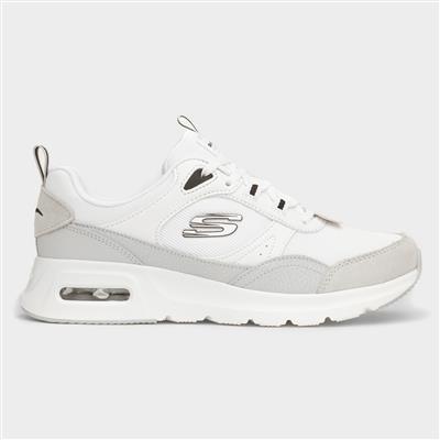 Skech-Air Court Womens White Trainer