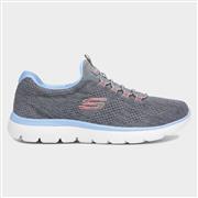 Skechers Summits Fun Flair Womens Grey Trainer (Click For Details)