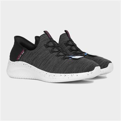 Slip Ins Womens Black Trainer
