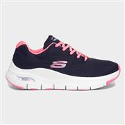 Skechers Arch Fit Big Appeal Womens Navy Trainers (Click For Details)