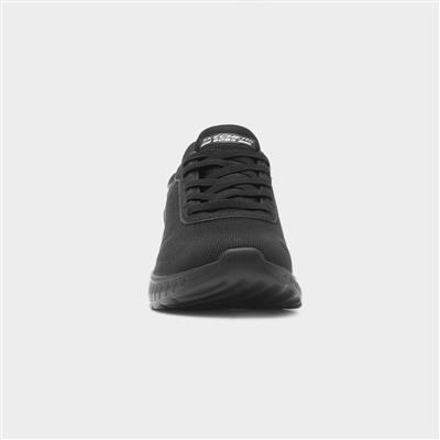 Slip Ins Womens Black Vegan Trainer