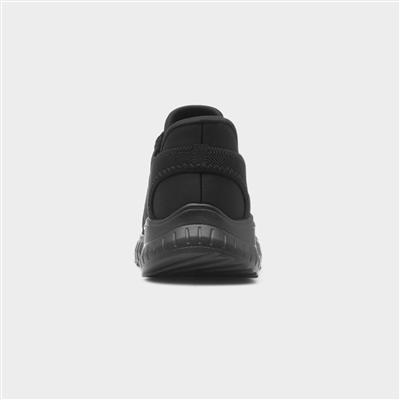 Slip Ins Womens Black Vegan Trainer
