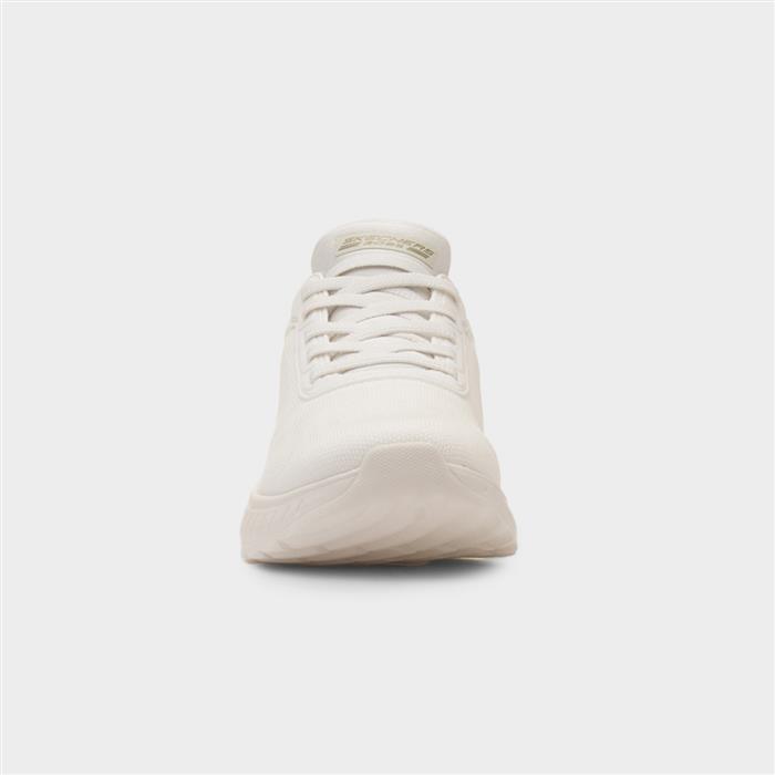 Slip Ins Womens Off White Vegan Trainer