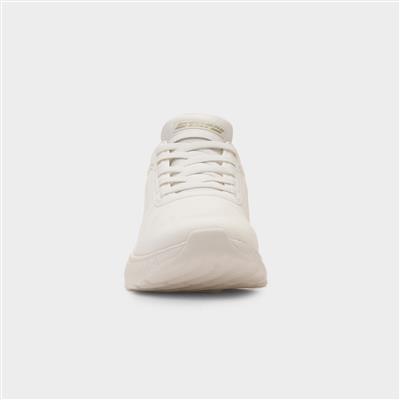 Slip Ins Womens Off White Vegan Trainer