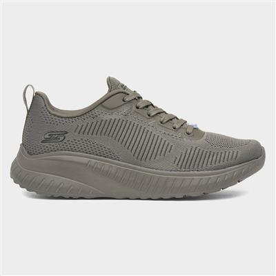 Bobs Squad Face Off Womens Olive Trainer