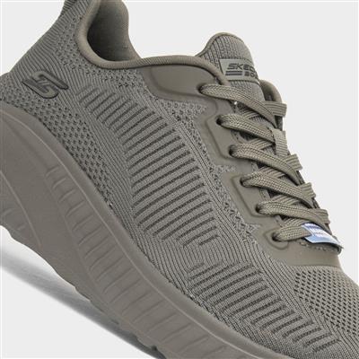 Bobs Squad Face Off Womens Olive Trainer