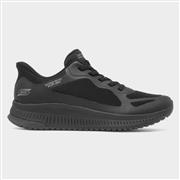 Skechers Bobs Squad Slip Ins Womens Black Trainer (Click For Details)