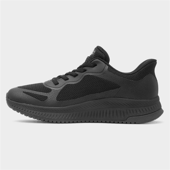 Bobs Squad Slip Ins Womens Black Trainer