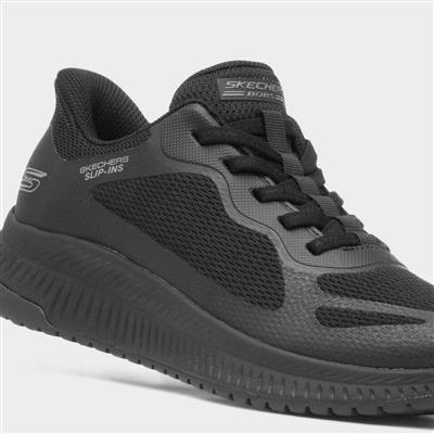 Bobs Squad Slip Ins Womens Black Trainer