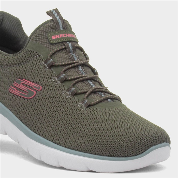 Summits Summer Blush Womens Olive Trainer