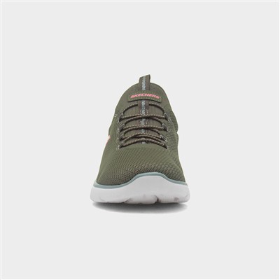 Summits Summer Blush Womens Olive Trainer