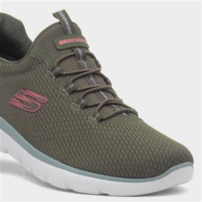 Summits Summer Blush Womens Olive Trainer