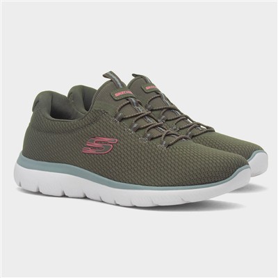 Summits Summer Blush Womens Olive Trainer
