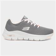 Skechers Arch Fit Big Appeal Womens Grey Trainer (Click For Details)