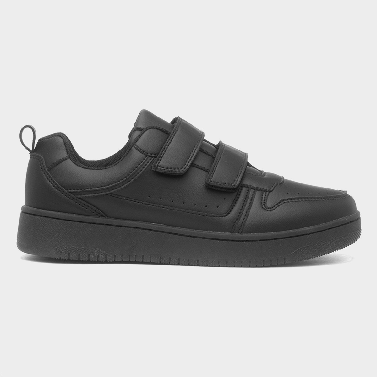 Womens Black Easy Fasten Trainer
