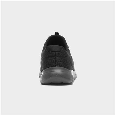 Summits Womens Black Bungee Lace Trainers