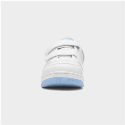 Womens White Easy Fasten Trainer