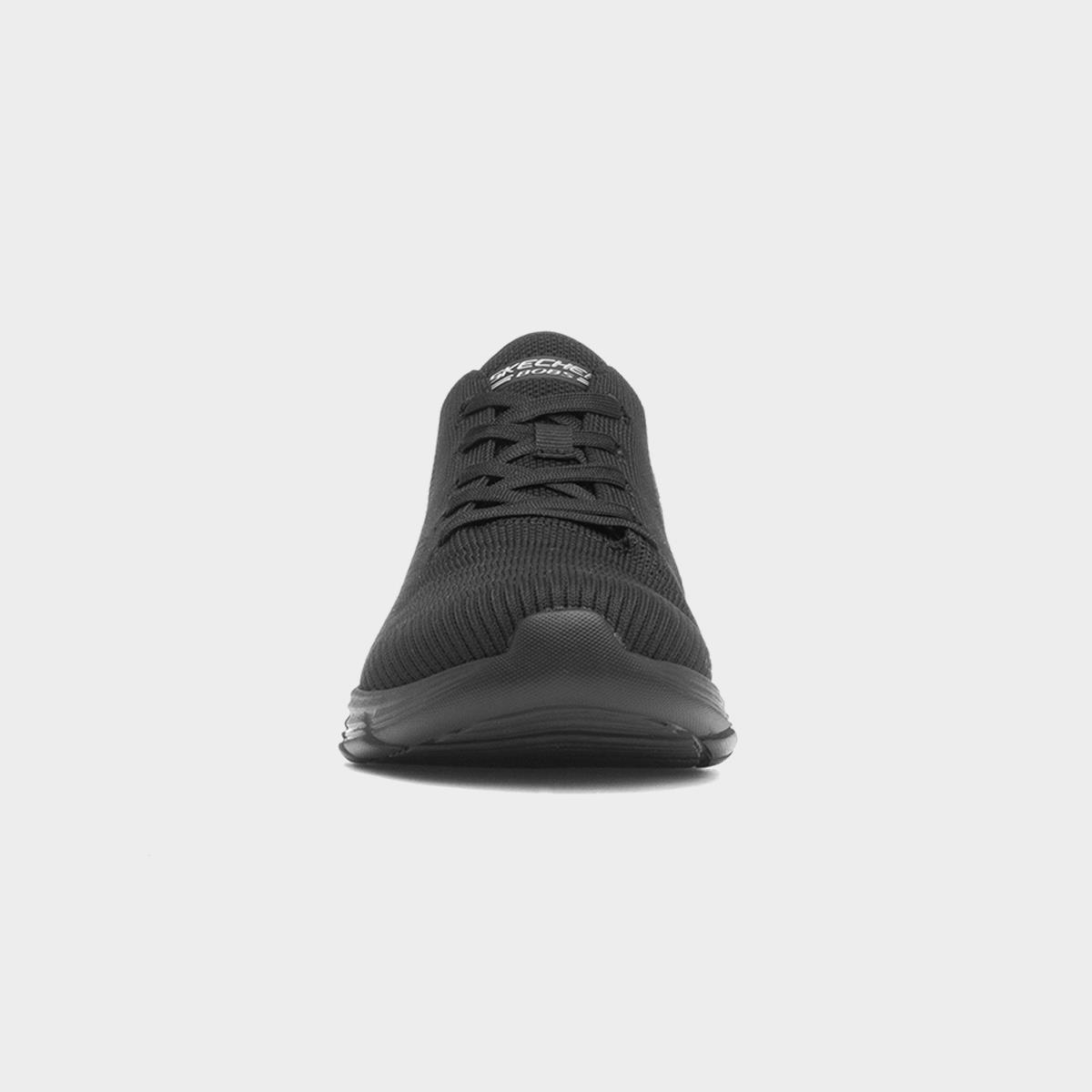 Skechers Bobs B Flex Womens Black Knitted Trainer