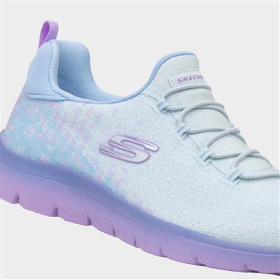 Summits Womens Blue Vegan Trainer