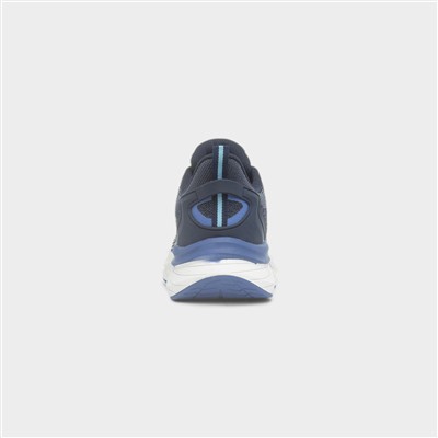 Womens Cosmic Blue Knit Trainer