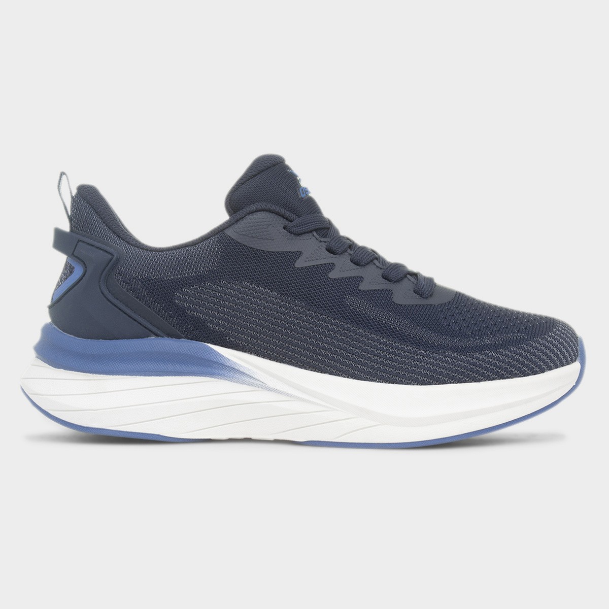 Womens Cosmic Blue Knit Trainer