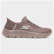 Skechers Slip Ins Go Walk Womens Brown Trainer (Click For Details)