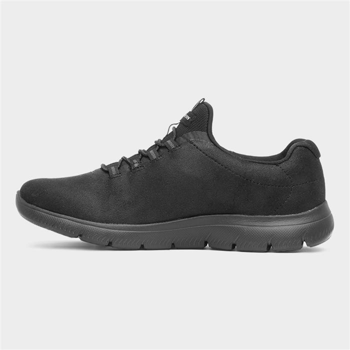 Summits Oh So Smooth Womens Black Trainer