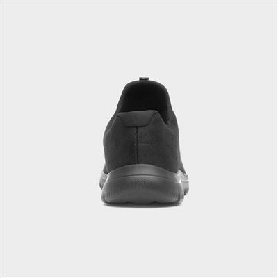 Summits Oh So Smooth Womens Black Trainer