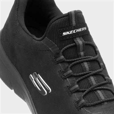 Summits Oh So Smooth Womens Black Trainer