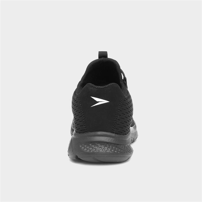 Lunar Womens Black Slip On Trainer