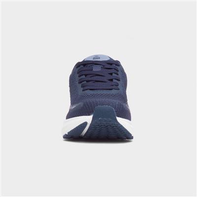 Enterprise Womens Navy Knitted Trainer
