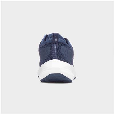 Enterprise Womens Navy Knitted Trainer